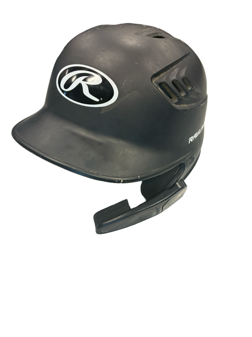 Vist Large View of Product Image Which is Used Rawlings BATTING HELMET Batting Helmet w/Mask Black MD