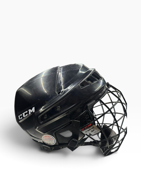 Vist Large View of Product Image Which is Used CCM 04 Helmet Cage Combo Black MD