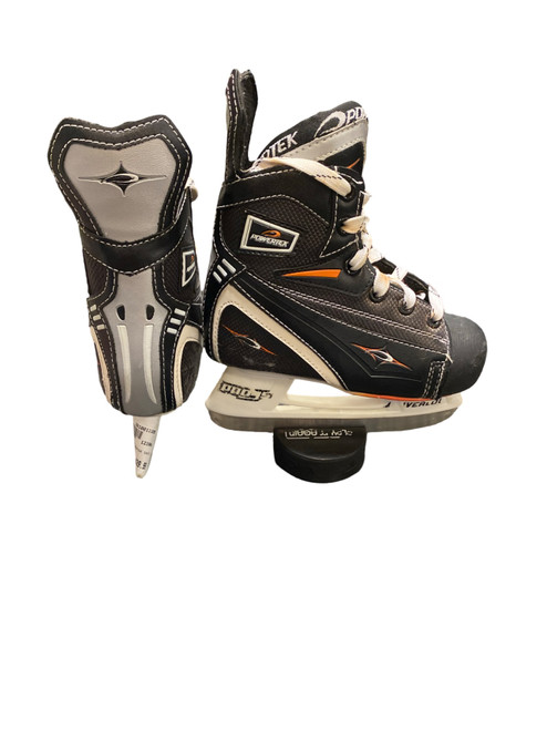Vist Large View of Product Image Which is Used POWERTEK SKATE Youth Hockey Skate Youth 11.0