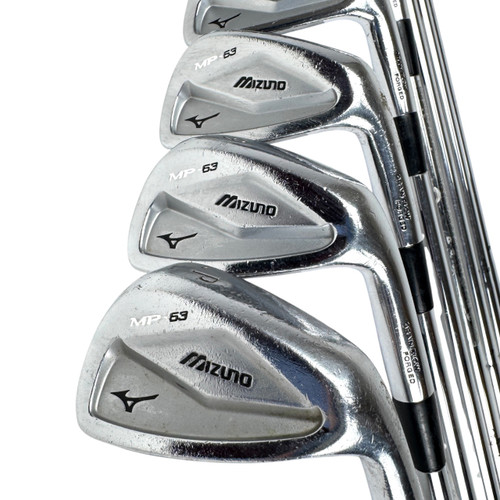 Vist Large View of Product Image Which is Used Mizuno MP 63 Men's RH Iron Set 3I-PW Stiff Flex Steel Shaft