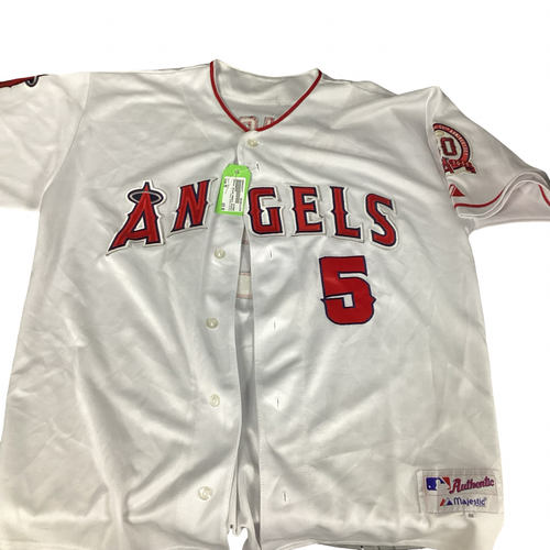 Vist Large View of Product Image Which is Used ANGELS PUJOLS BB/SB Jersey White MD