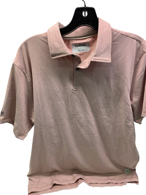 Vist Large View of Product Image Which is Used LINKSOUL S.S. Golf Shirt M Pink MD