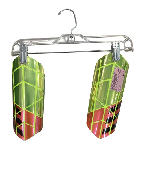 Vist Large View of Product Image Which is Used Adidas X PRO Soccer Shin Guards Adult Yellow LG