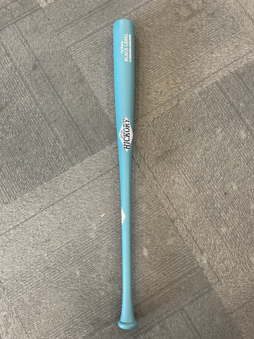 Vist Large View of Product Image Which is Used Old Hickory BLACK LABEL BB/SB Wood Bat Teal 34"