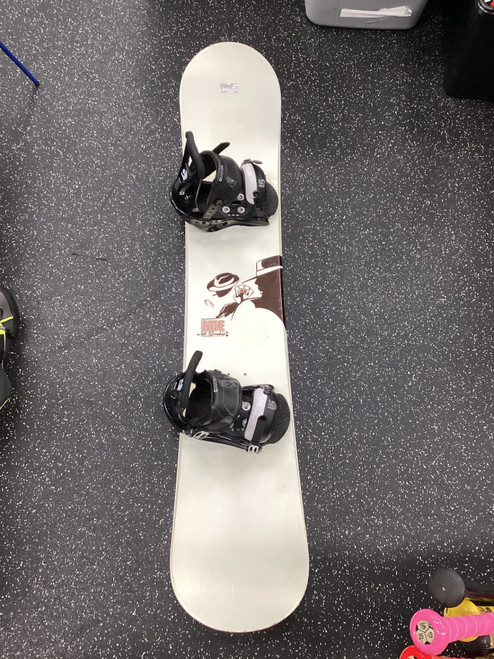 Vist Large View of Product Image Which is Used Ride JEFF BRUSHIE Mens Board/Bindings Tan 156 cm