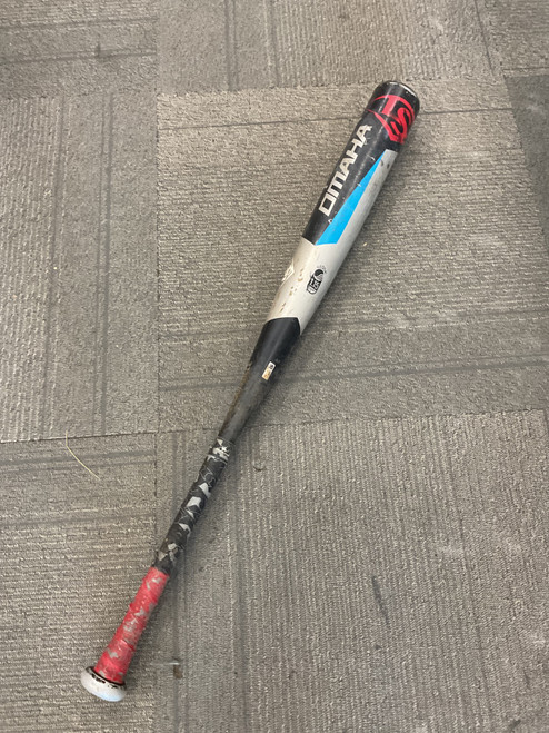 Vist Large View of Product Image Which is Used Louisville Slugger OMAHA 518 BB/SB USSSA 2 5/8 Bat Grey 31"