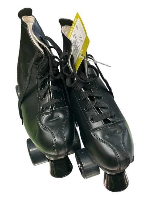 Vist Large View of Product Image Which is Used RollerDerby QUAD SKATES Senior Roller Quad Skates Black Senior 10.5
