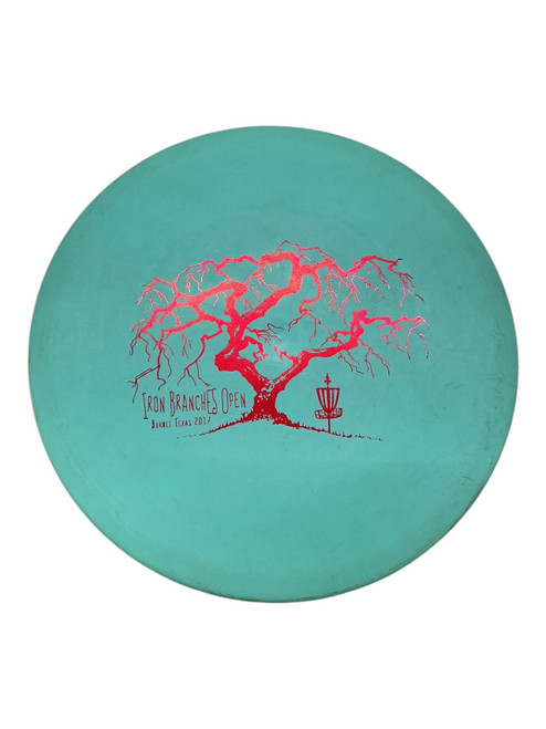 Vist Large View of Product Image Which is Used Innova KC ROC Disc Golf Mid Range Carolina Blue 180g