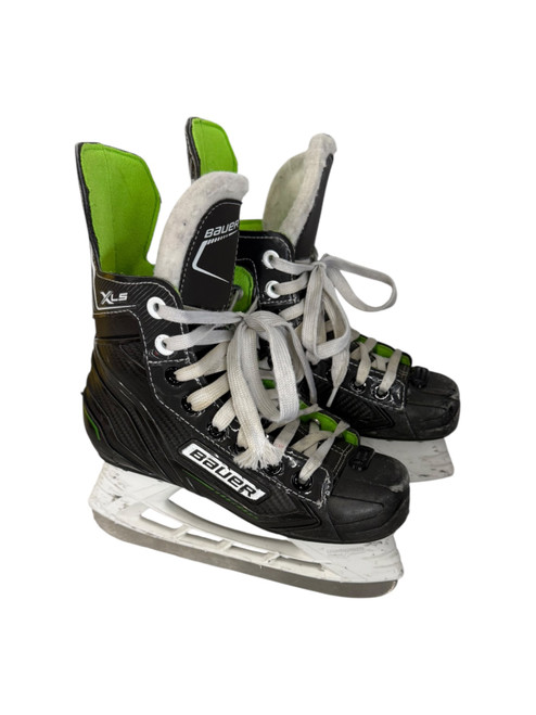 Vist Large View of Product Image Which is Used Bauer XLS Junior Hockey Skate Size 1