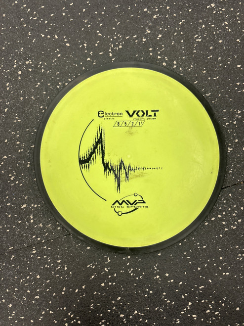 Vist Large View of Product Image Which is Used MVP ELECTRON VOLT Disc Golf Driver Yellow