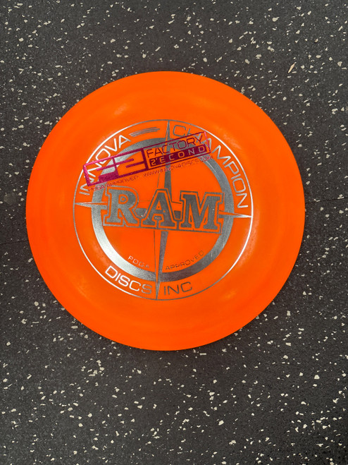 Vist Large View of Product Image Which is Used Innova RAM Disc Golf Driver Orange