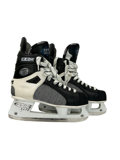 Vist Large View of Product Image Which is Used CCM TACKS 552 Senior Hockey Skate Black Senior 10.5