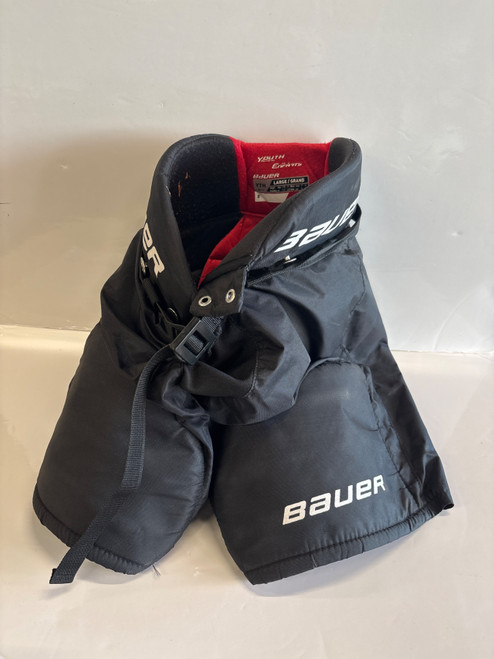 Vist Large View of Product Image Which is Used Bauer LIL SPORT PANTS Youth Pant Black LG