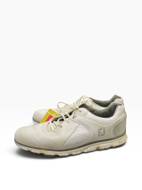Vist Large View of Product Image Which is Used Foot Joy Mens Golf Shoes White Senior 11.5