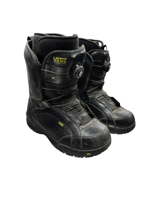 Vist Large View of Product Image Which is Used Vans BOA Mens Snowboard Boots Black Senior 12