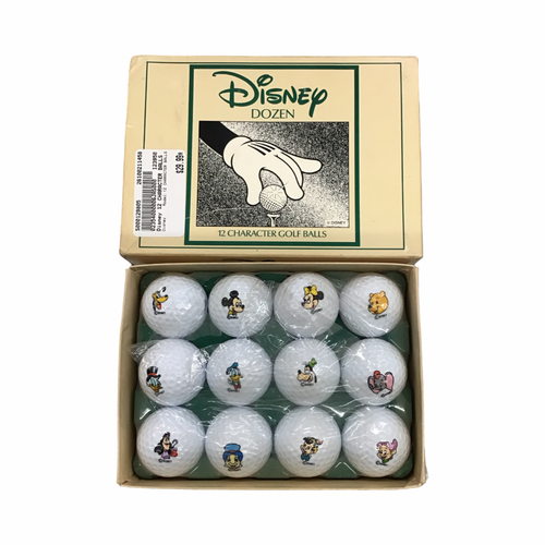 Vist Large View of Product Image Which is Used Disney 12 CHARACTER BALLS 12 Pack - Golf Balls