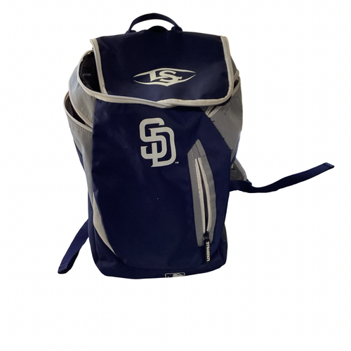 Vist Large View of Product Image Which is Used Louisville Slugger BASEBALL BACKPACK BB/SB Player Backpack Navy Blue