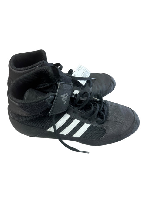 Vist Large View of Product Image Which is Used Adidas Wrestling Shoes Grey Senior 6.5
