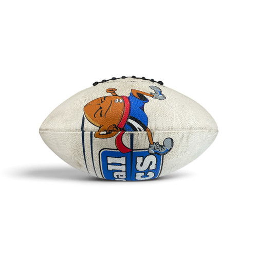 Vist Large View of Product Image Which is Used Junior Football White with Mascot Graphic, top view