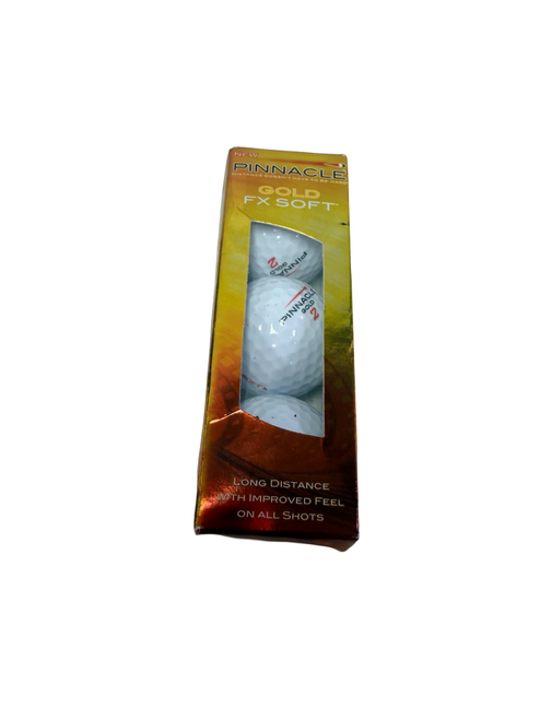 Vist Large View of Product Image Which is New Pinnacle GOLF FX SOFT - 3 Ball - Golf Ball Sleeve