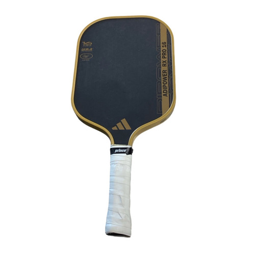 Vist Large View of Product Image Which is Used Adidas ADIPOWER RX PRO 16 Pickleball Racquet Black And Copper