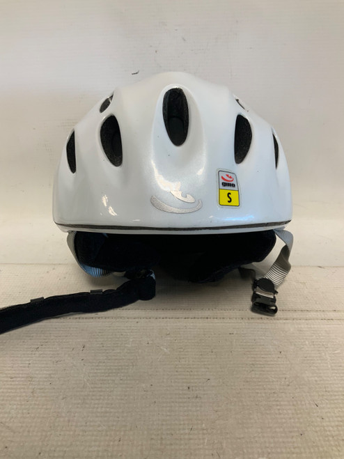 Vist Large View of Product Image Which is Used Giro FUSE Snowsport Helmet Youth White SM