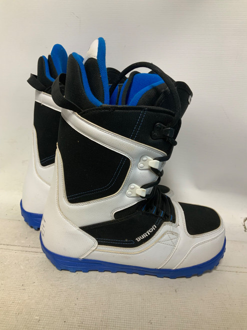 Vist Large View of Product Image Which is Used Burton INVADER Mens Snowboard Boots White Senior 11