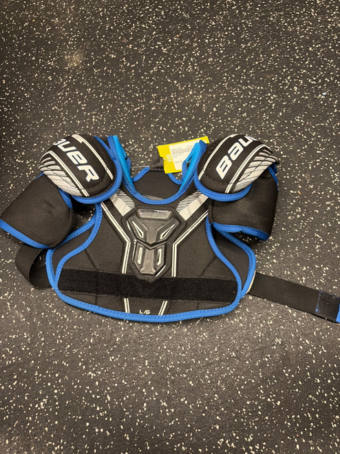 Vist Large View of Product Image Which is Used Bauer MS-1 Youth Shoulder Pads LG