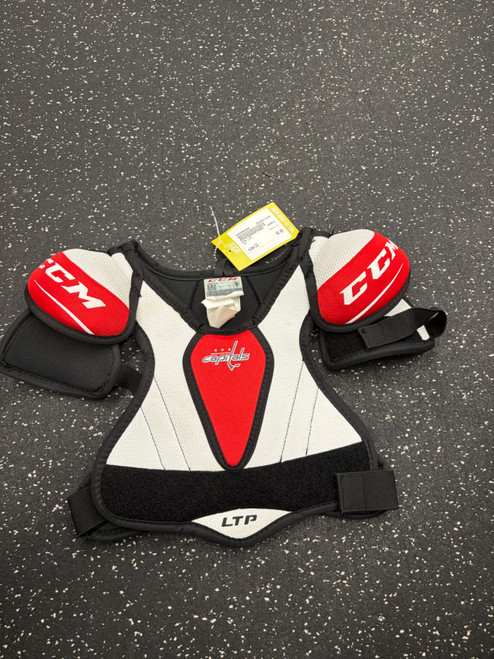 Vist Large View of Product Image Which is Used CCM LTP Youth Shoulder Pads LG