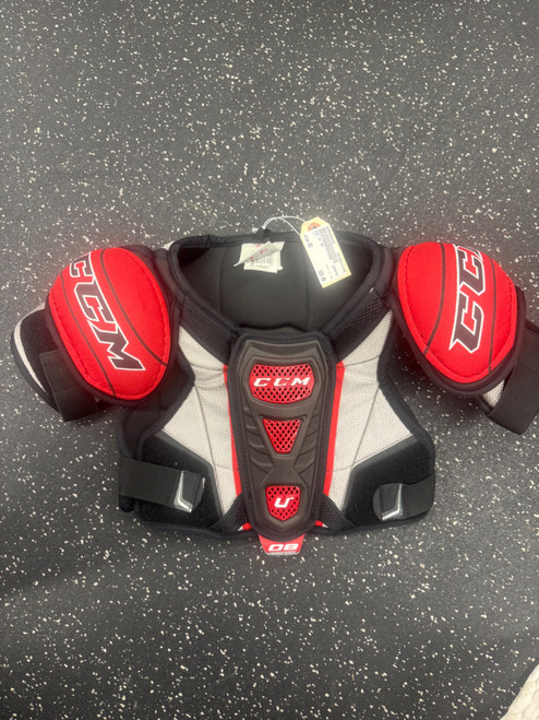 Vist Large View of Product Image Which is Used CCM U+ 08 Junior Shoulder Pads MD