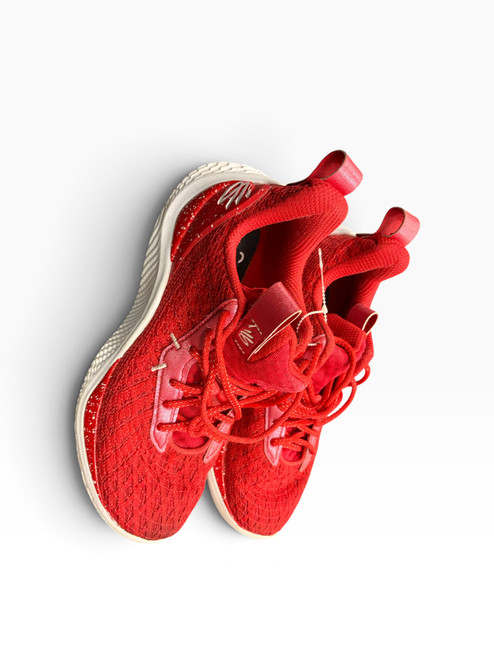 Vist Large View of Product Image Which is Used Under Armour Basketball Shoes M Red Senior 8.5