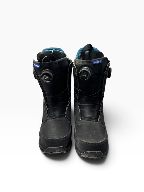 Vist Large View of Product Image Which is Used Burton PHOTON Mens Snowboard Boots Black Senior 9.5