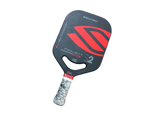 Vist Large View of Product Image Which is Used Selkirk S2 PROJECT Pickleball Racquet Red