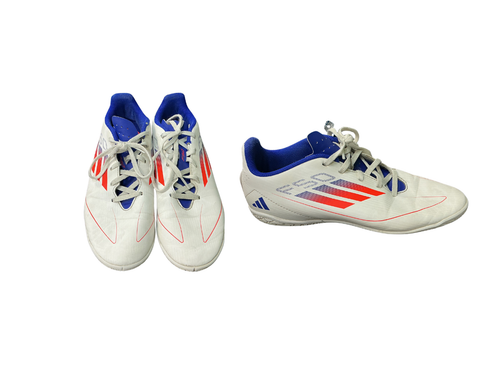 Vist Large View of Product Image Which is Used Adidas F50 Soccer Indoor Shoes White Senior 6