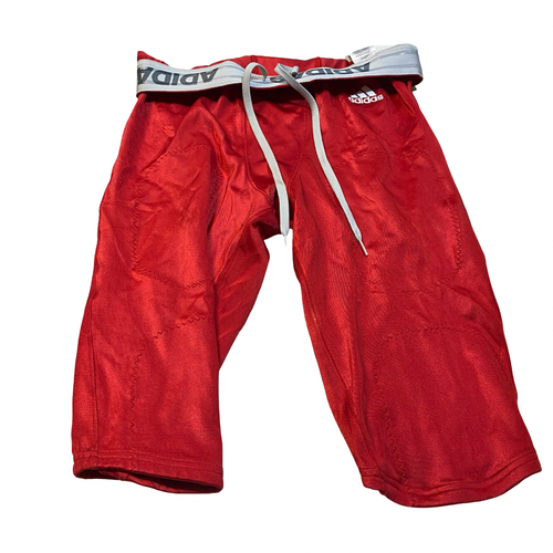 Vist Large View of Product Image Which is Used Adidas Adult FB Integrated Pants Red 3X