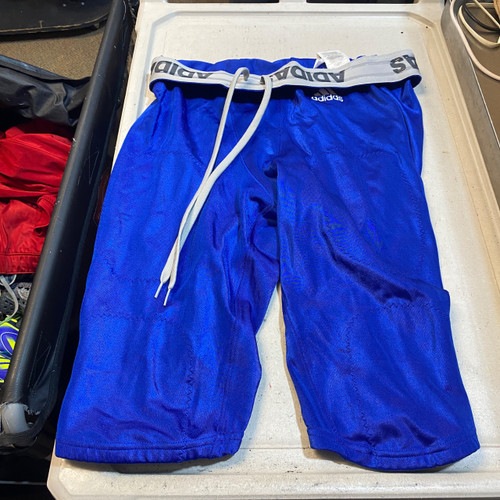 Vist Large View of Product Image Which is Used Adidas Adult FB Integrated Pants Royal Blue 2X