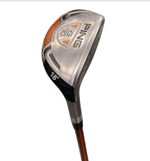 Vist Large View of Product Image Which is Used Ping G10 Mens Hybrid Club RH 3 Hybrid