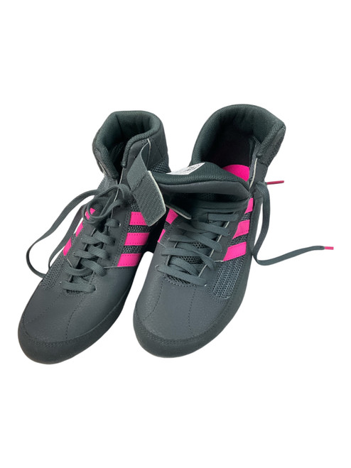Vist Large View of Product Image Which is Used Adidas Boxing Shoes Black Youth 07.5
