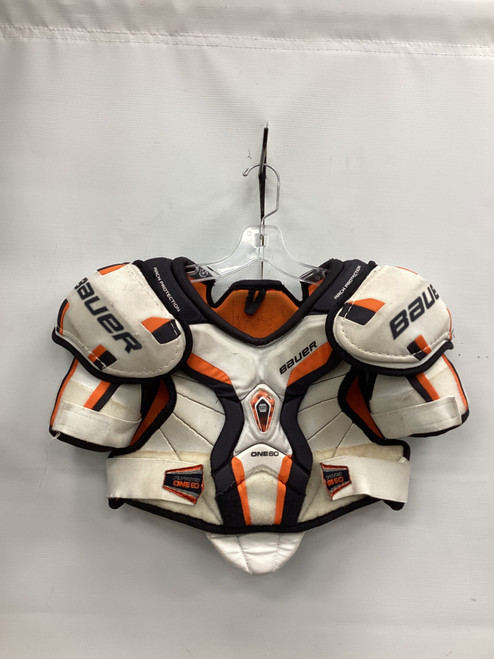 Vist Large View of Product Image Which is Used Bauer SUPREME ONE60 Junior Shoulder Pads LG