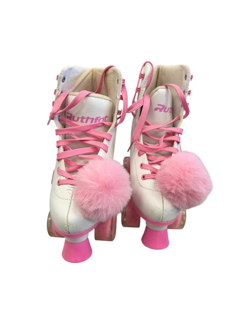 Vist Large View of Product Image Which is Used RUTHFOT Junior Roller Quad Skates Pink Junior 06