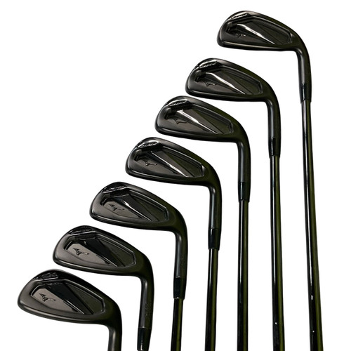 Vist Large View of Product Image Which is Used Mizuno JPX 925 HOT METAL BLACK Mens Iron Set RH 4I-PW ** +2" extended length**