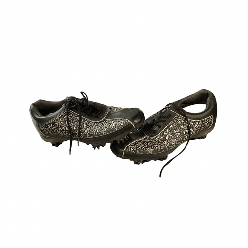 Vist Large View of Product Image Which is Used Mens Golf Shoes Black Senior 8