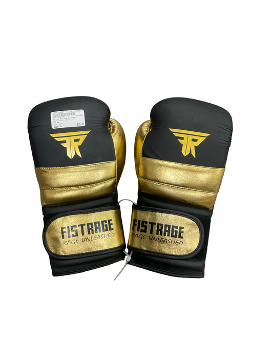 Vist Large View of Product Image Which is Used Rage Fitness Supply Boxing Gloves Black XL