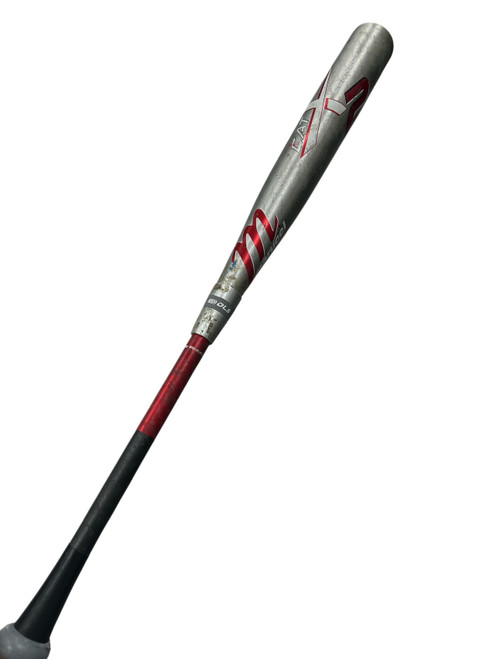 Vist Large View of Product Image Which is Used Marucci 2024 CAT X2 CONNECT 33/30 BB/SB High School -3 Bat Grey And Red 33"
