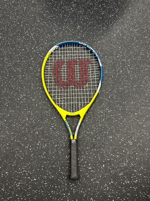 Vist Large View of Product Image Which is Used Wilson US OPEN 23 Junior Tennis Racquet None 23"