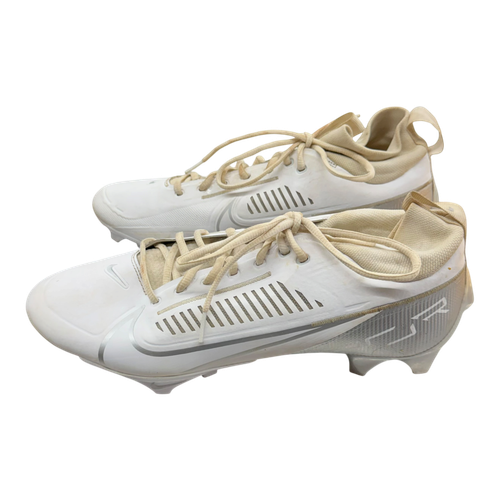 Vist Large View of Product Image Which is Used Nike VAPOR EDGE PRO 360 Adult FB Cleats White Senior 12