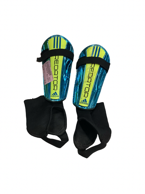 Vist Large View of Product Image Which is Used Adidas PREDATOR Soccer Shin Guards Junior Royal Blue SM