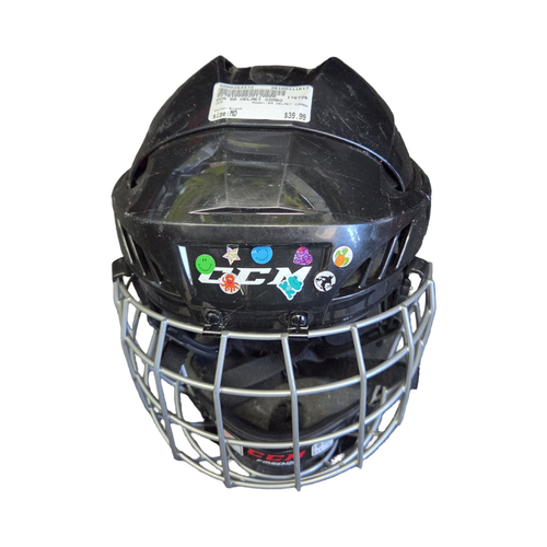 Vist Large View of Product Image Which is Used CCM 50 HELMET COMBO Helmet Cage Combo Black MD