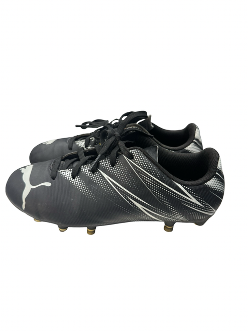 Vist Large View of Product Image Which is Used Puma Soccer Cleats Black Junior 02.5