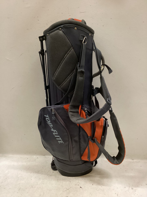 Vist Large View of Product Image Which is Used Top Flite 7 WAY STAND BAG Mens Stand Bag Grey